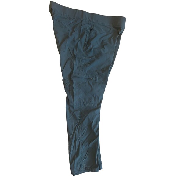 The Northface Outdoor Thin Chino Pants Womens Size XL Green Nylon - Picture 5 of 7